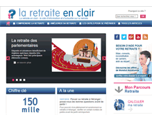 Tablet Screenshot of la-retraite-en-clair.fr